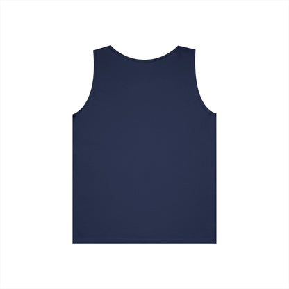 Retro Sun and Palms Silhouette Graphic Tank Top