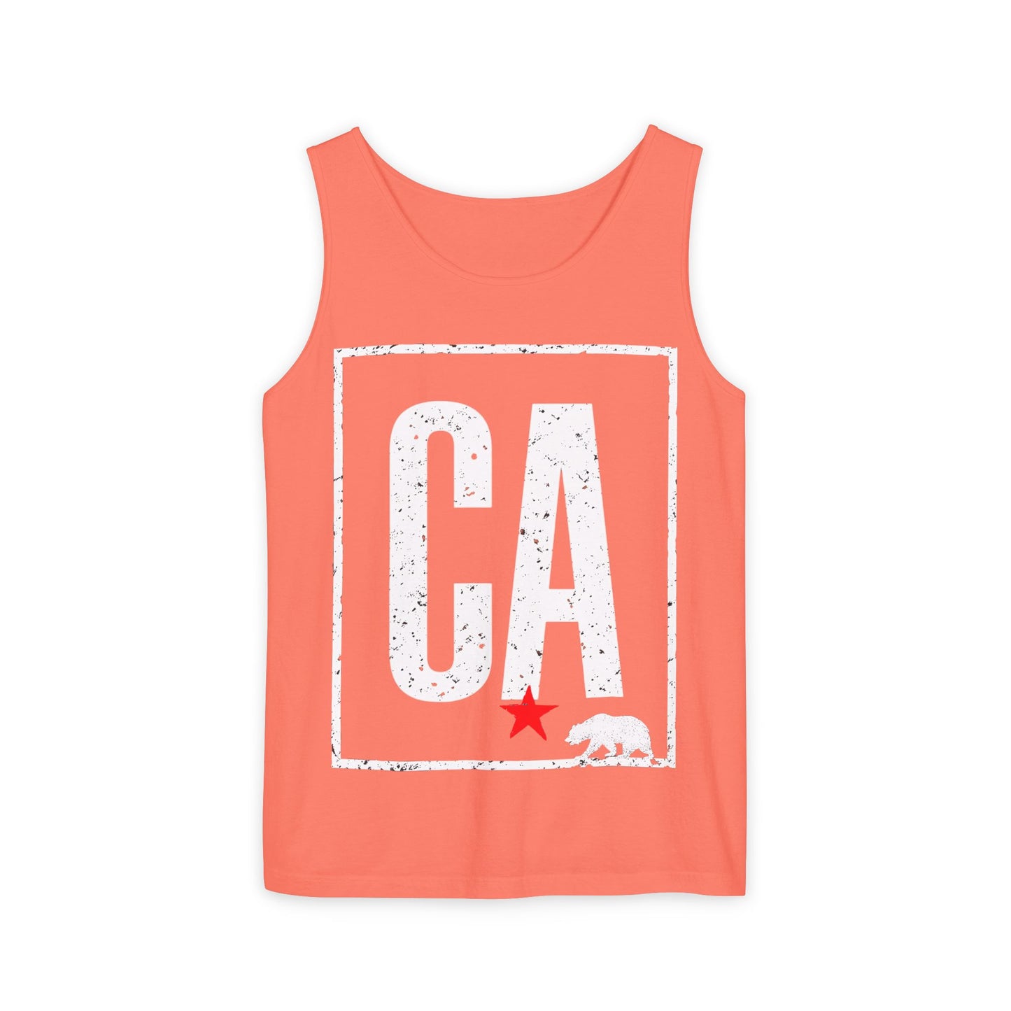 CA State Bear Tank Top | CaliPride Clothing