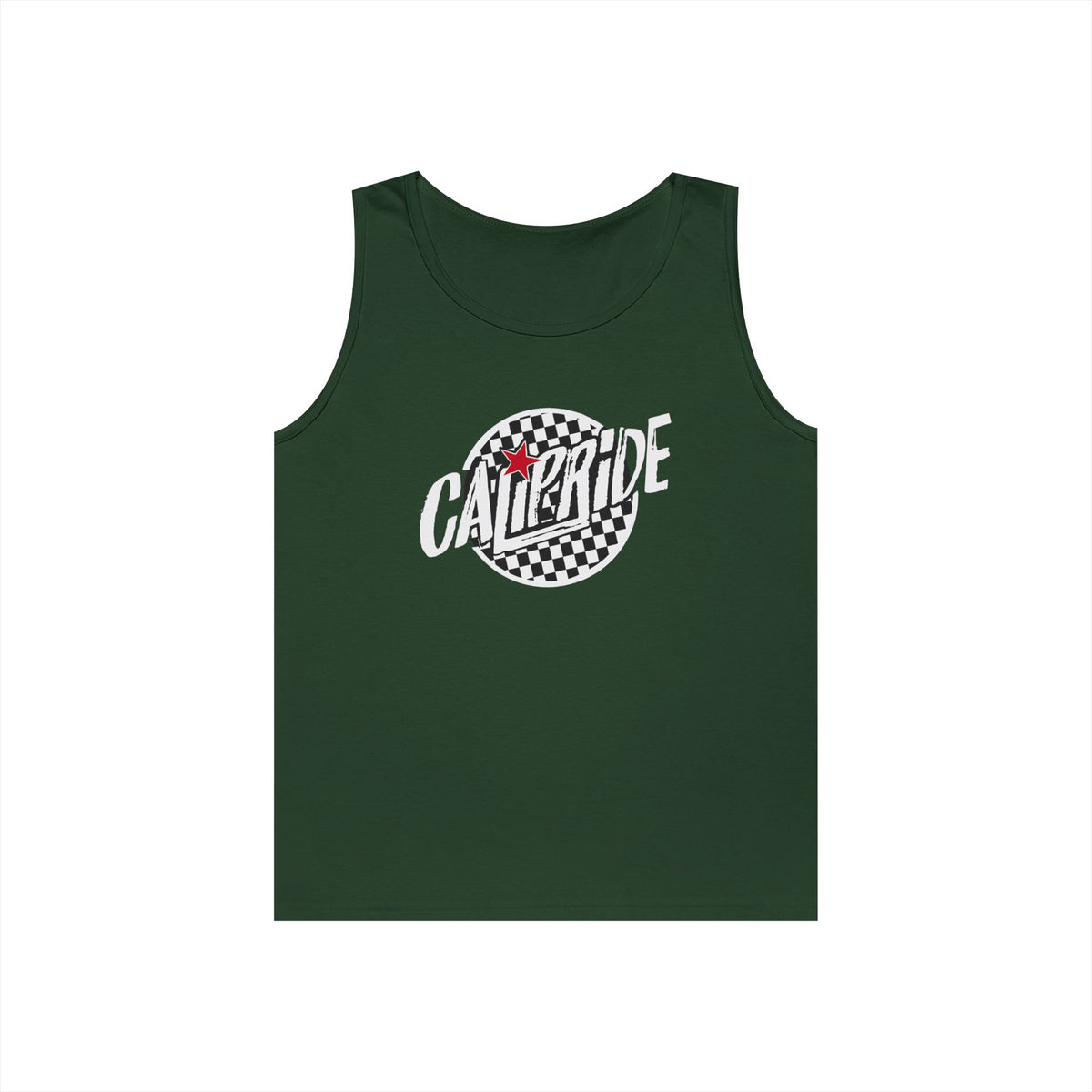 Skate & Surf Collection - CaliPride Checkered Logo, Tank Top - CaliPride Clothing