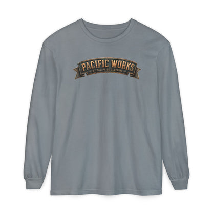 Pacific Works Collection - Signature Logo Long Sleeve T-Shirt - CaliPride Clothing