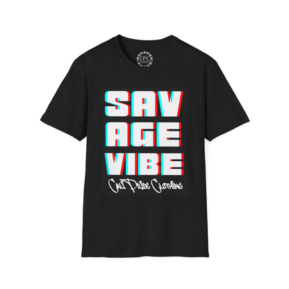 "Savage Vibe Graffiti Block" Series, 3D Anaglyph T Shirt — CaliPride Clothing