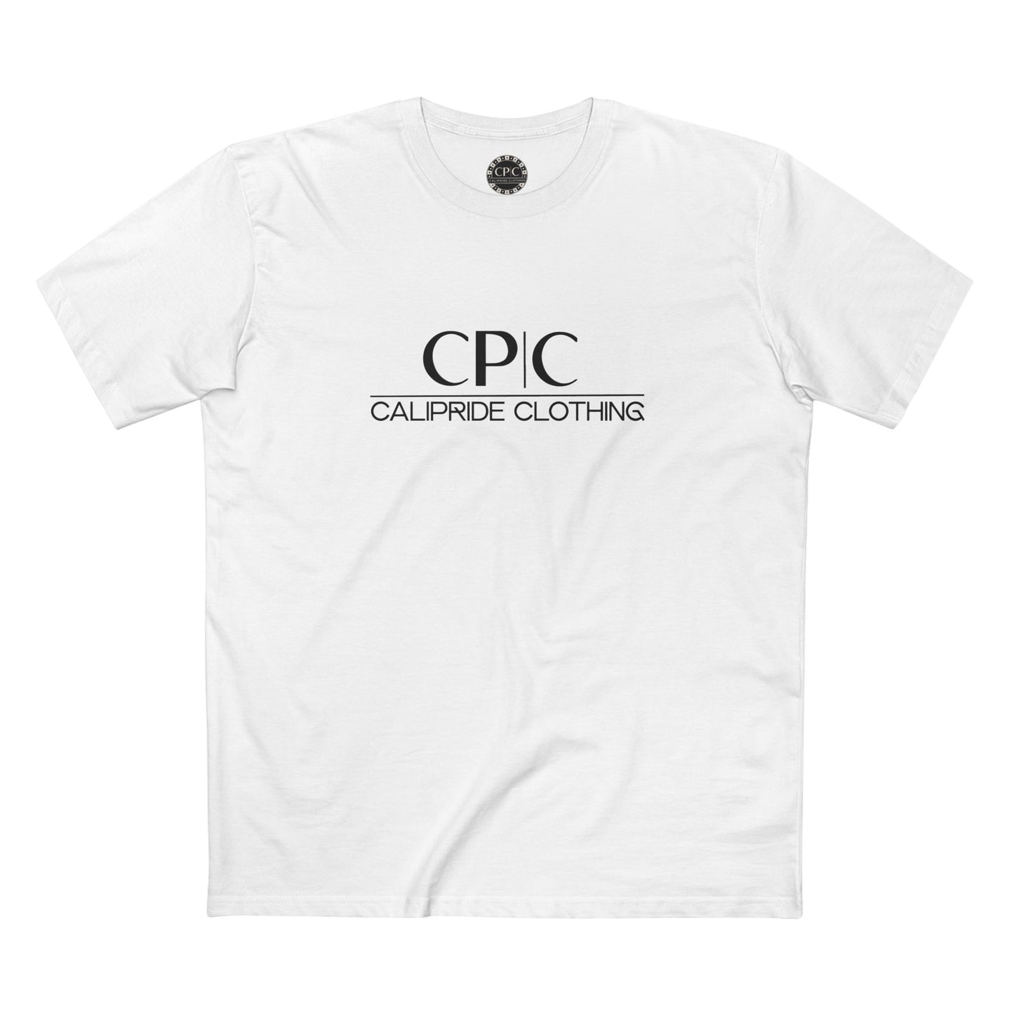 The Elite Collection - Signature Essentials, CP | C, Premium T-Shirt, black logo - CaliPride Clothing