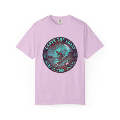 Surf & Beach Collection - Ocean Vibes Series, Carve the Coast, T-Shirt - CaliPride Clothing