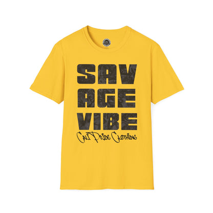 Savage Vibe Graffiti Block, Monochrome gray - CaliPride Clothing