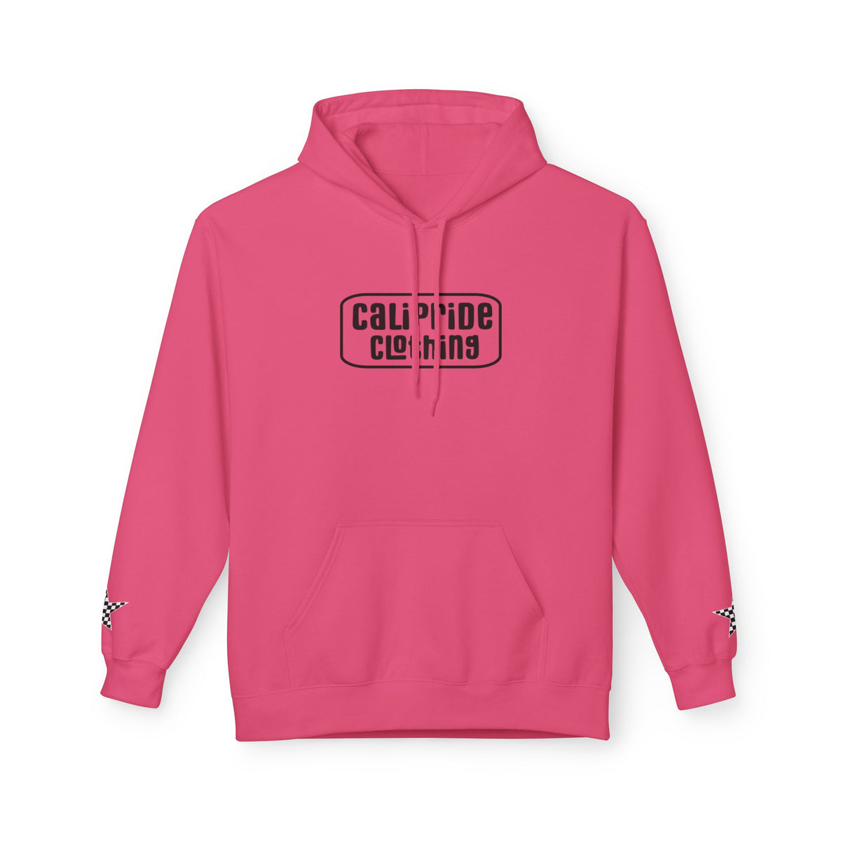 Surf & Beach Collection - CA State Bear Graphic Hoodie, Black logo - CaliPride Clothing