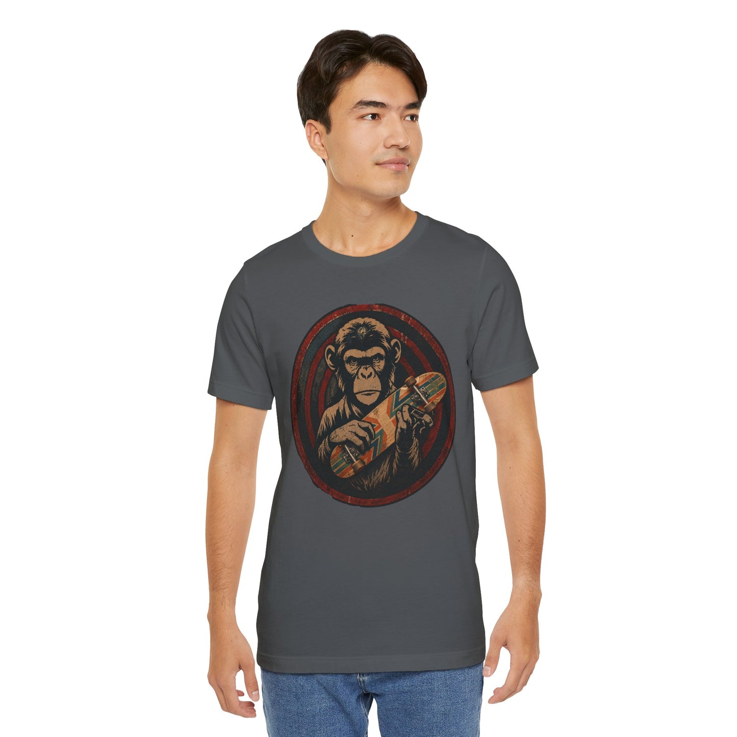 Skate & Surf Collection - Chimpin' Around, Graphic T-Shirt - CaliPride Clothing