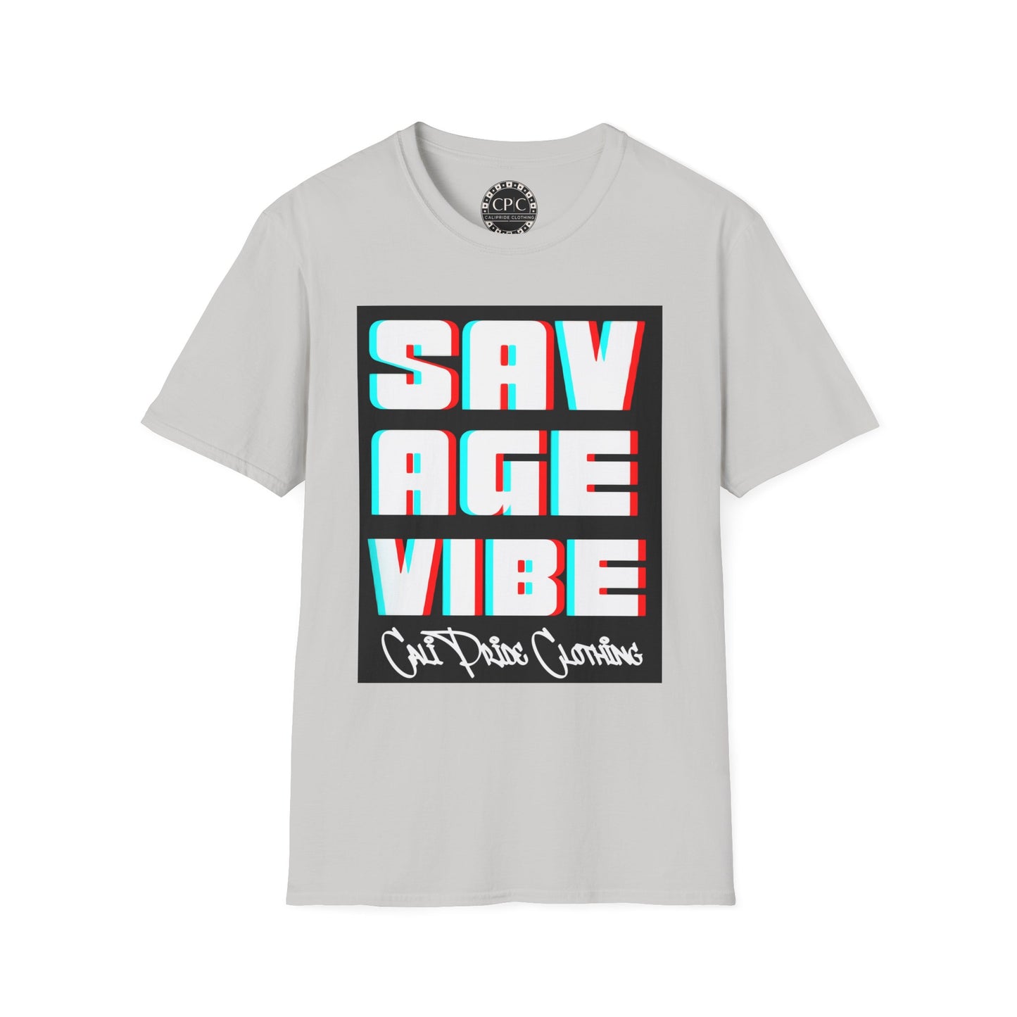 "Savage Vibe Graffiti Block" Series, 3D Anaglyph T Shirt — CaliPride Clothing