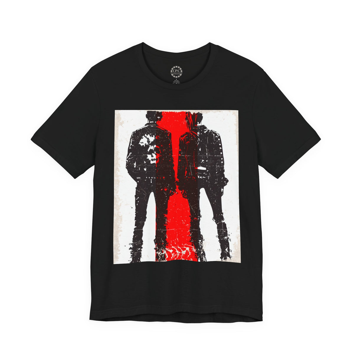 Punk Resurrected Collection - Couple Run, Neon Graphic T - Shirt - CaliPride Clothing