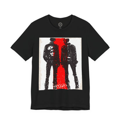 Punk Resurrected Collection - Couple Run, Neon Graphic T - Shirt - CaliPride Clothing