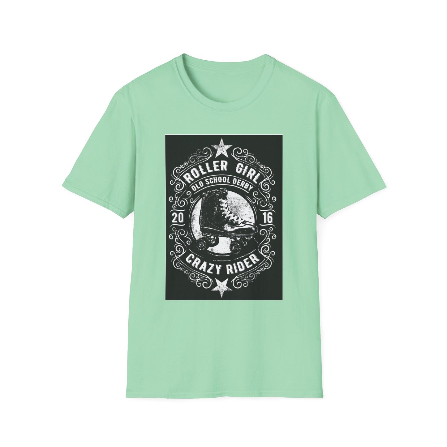 Roller Girl Crazy Rider T-shirt | Skate Derby Graphic
