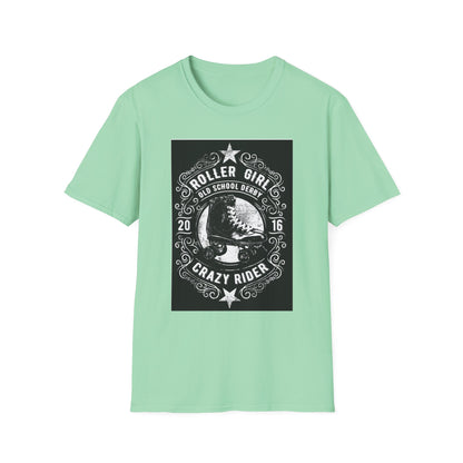 Roller Girl Crazy Rider T-shirt | Skate Derby Graphic