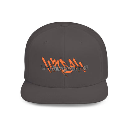 Copy of Urban Underground Collection - Underground, Flat Bill Snapback, Hat - Embroidered - CaliPride Clothing