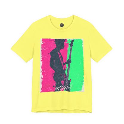 Punk Resurrected Collection - Neon Retro Rock Star Graphic T - Shirt - CaliPride Clothing