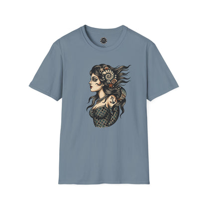 Pacific Works Collection - Vintage Mermaid Graphic T-Shirt — CaliPride Clothing