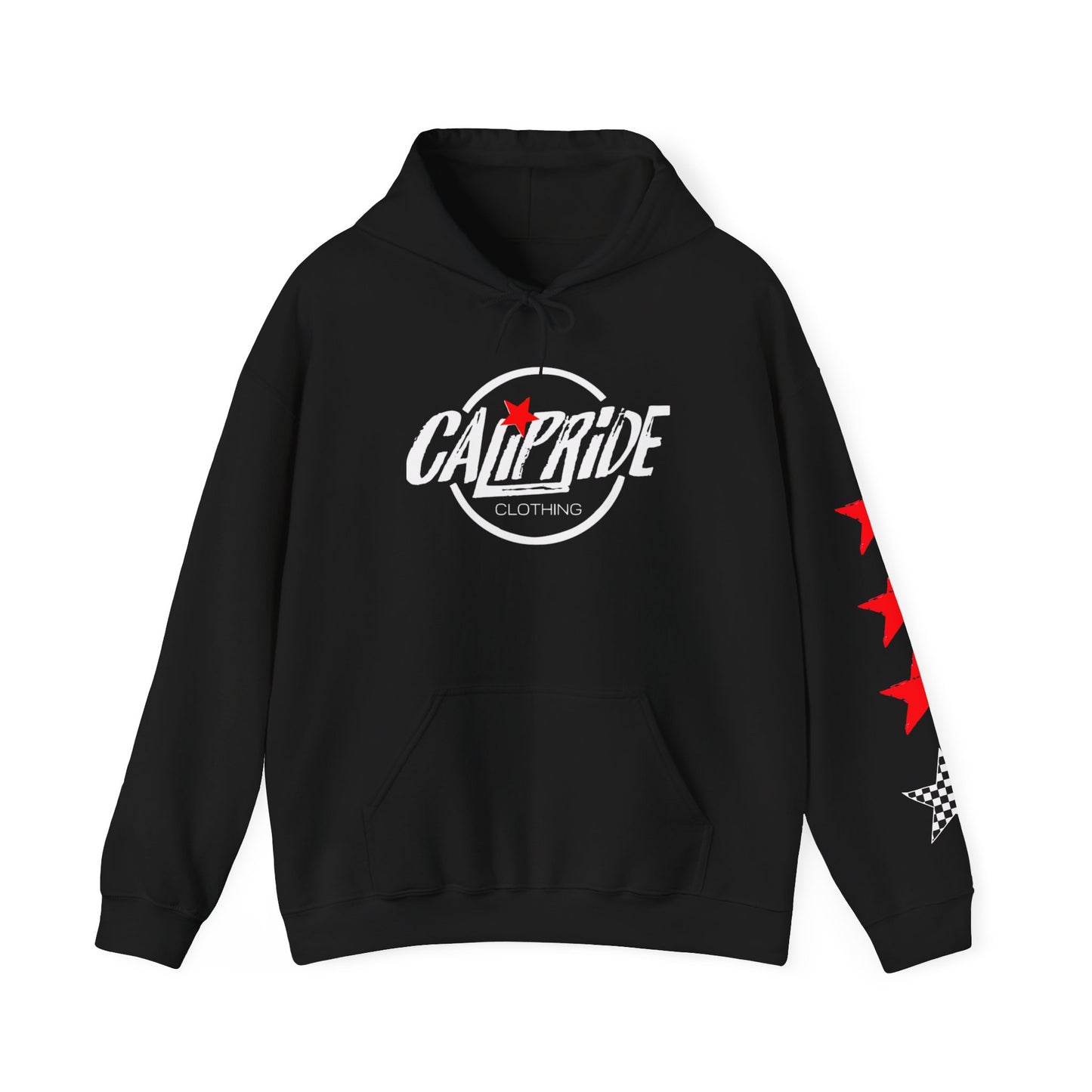 'West Coast Vibe' Graphic Hoodie w Stars - Multiple colors | CaliPride Clothing