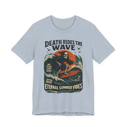 Urban Underground Collection - Death Rides the Wave Graphic T-Shirt - CaliPride Clothing