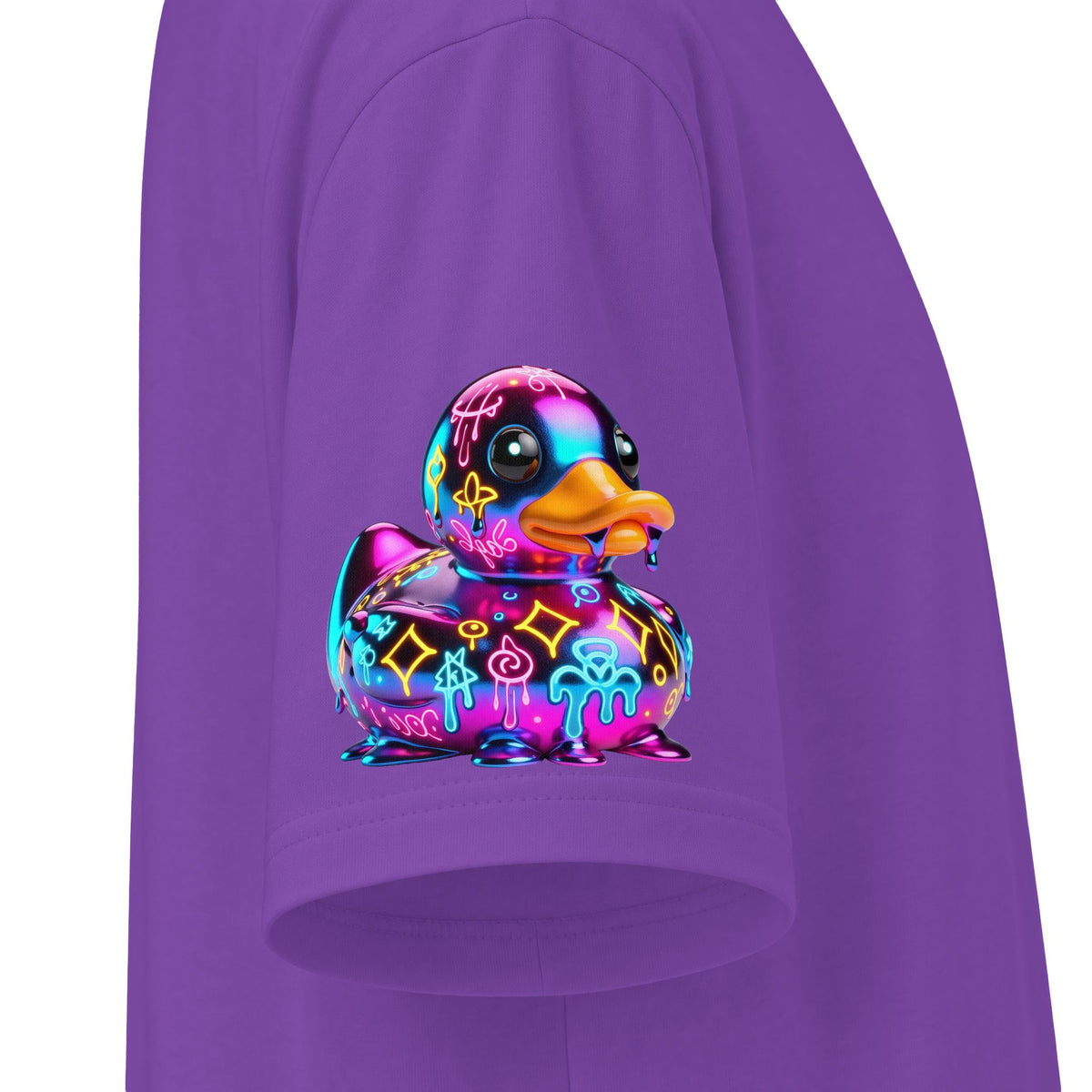 Urban Underground Collection - Neon Drip, Rub'a Ducky, Graphic 4-way T Shirt - CaliPride Clothing