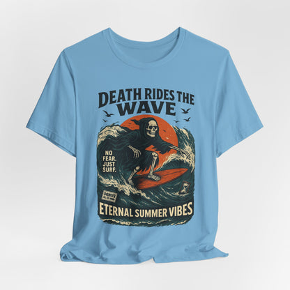 Urban Underground Collection - Death Rides the Wave Graphic T-Shirt - CaliPride Clothing