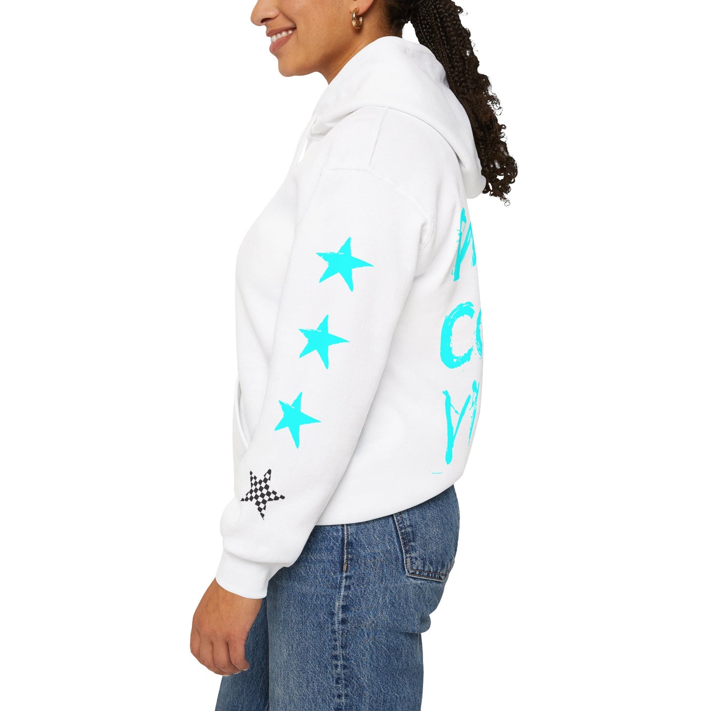 Urban Underground Collection | West Coast Vibe series - Graphic & Stars Hoodie - CaliPride Clothing