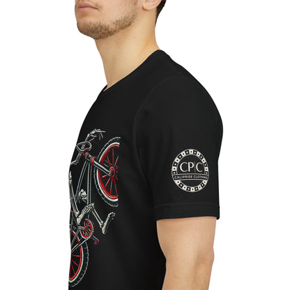 Skate & Surf Collection - Ride Til I Die, Skeleton Graphic T - Shirt - CaliPride Clothing