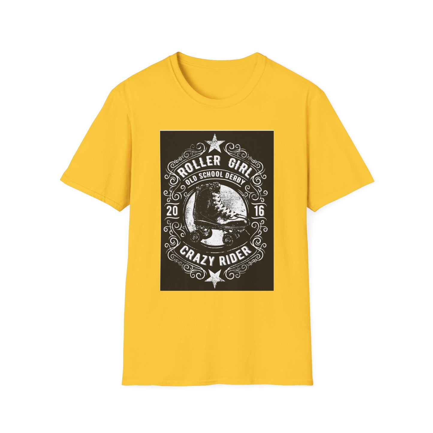 Roller Girl Crazy Rider T-shirt | Skate Derby Graphic