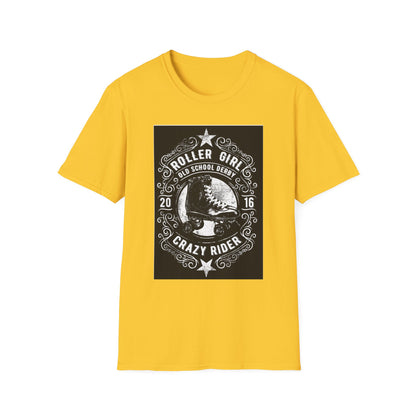 Roller Girl Crazy Rider T-shirt | Skate Derby Graphic