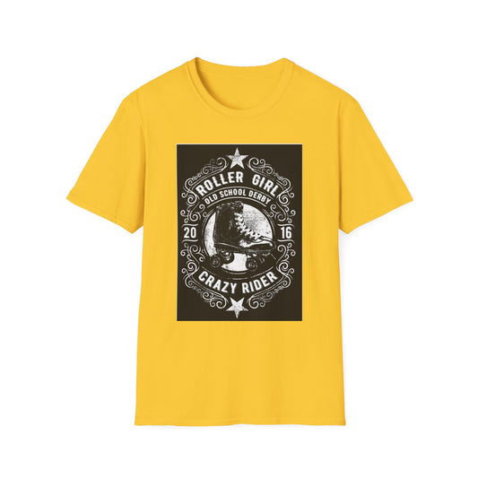 Roller Girl Crazy Rider T-shirt | Skate Derby Graphic