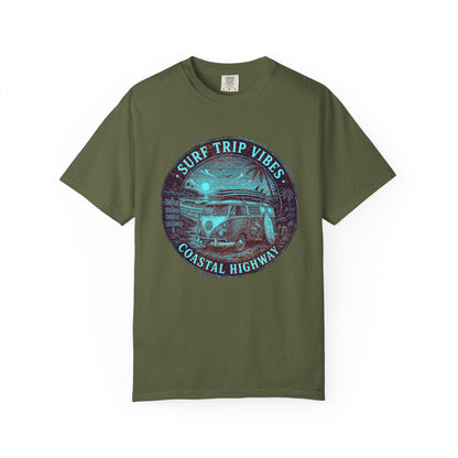 Surf & Beach Collection - Ocean Vibes Series, Surf Trip Vibes, T-shirt - CaliPride Clothing