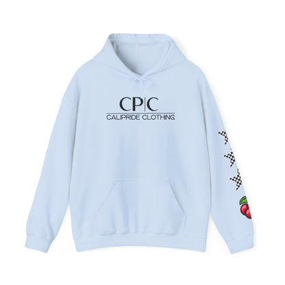 Cherries, Checkers, & Stars Graphic Hoodie | CaliPride Clothing