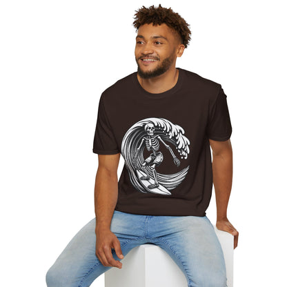 Surf & Beach Collection - Solo Swellen, Vintage Skeleton Graphic T-Shirt — CaliPride Clothing
