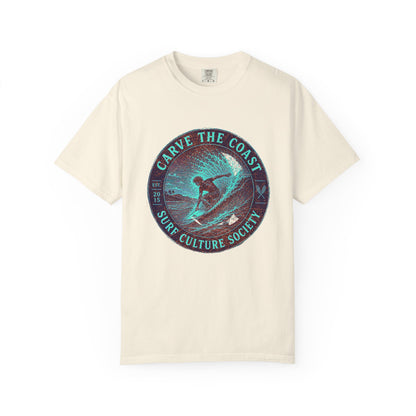 Surf & Beach Collection - Ocean Vibes Series, Carve the Coast, T-Shirt - CaliPride Clothing