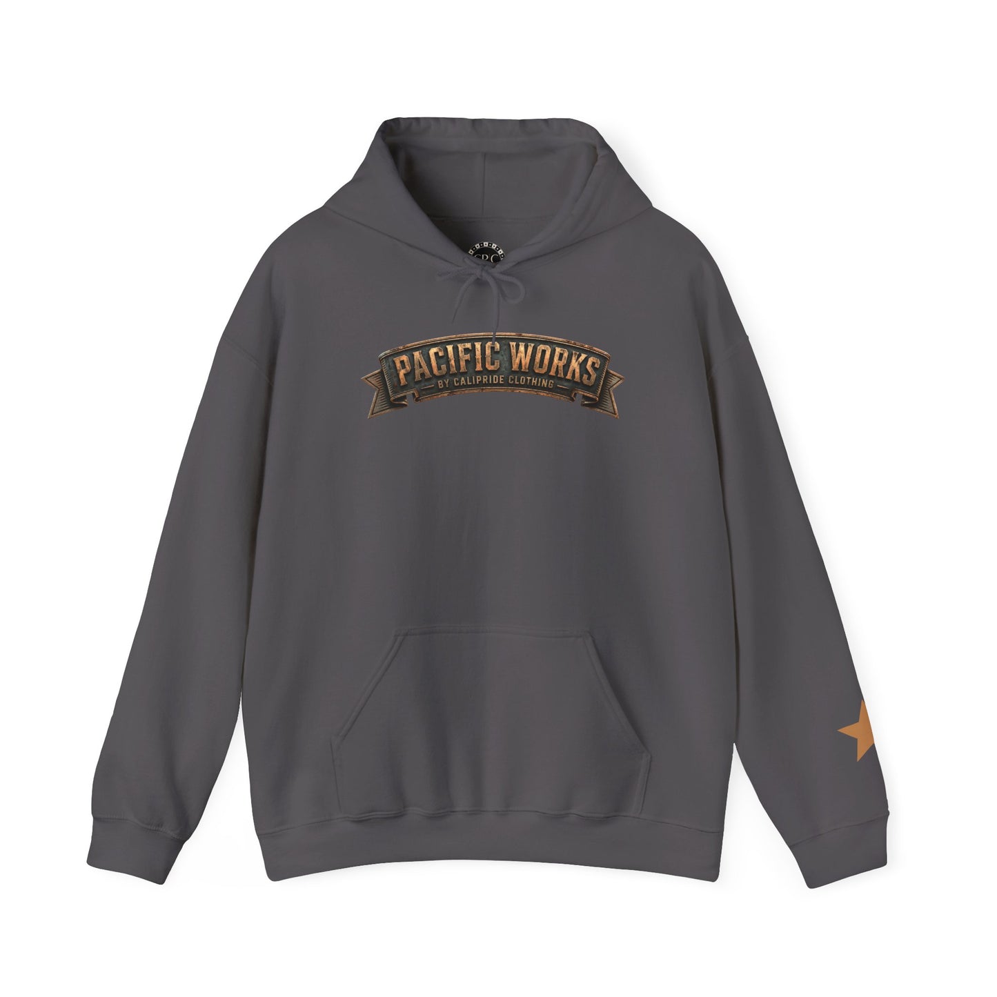 Pacific Works Collection — Signature Logo, Graphic Hoodie - CaliPride Clothing