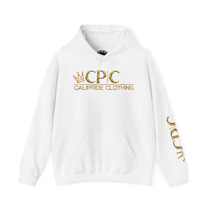 Urban Underground Collection | West Coast State of Mind series - Gold Drip Gangsta' Hoodie, Sugar Skull | CaliPride Clothing