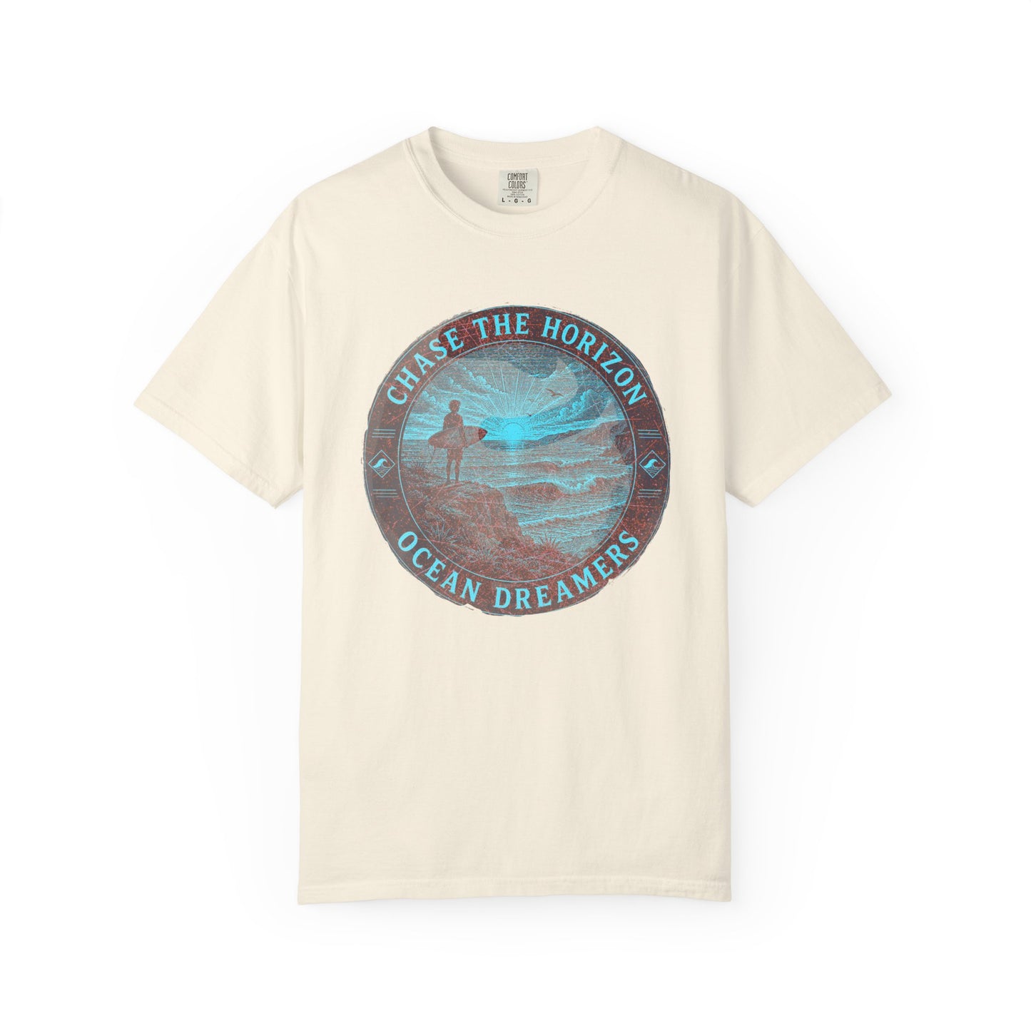 Surf & Beach Collection - Ocean Vibes Series, Chase the Horizon, T-shirt - CaliPride Clothing