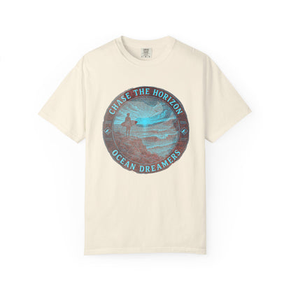 Surf & Beach Collection - Ocean Vibes Series, Chase the Horizon, T-shirt - CaliPride Clothing