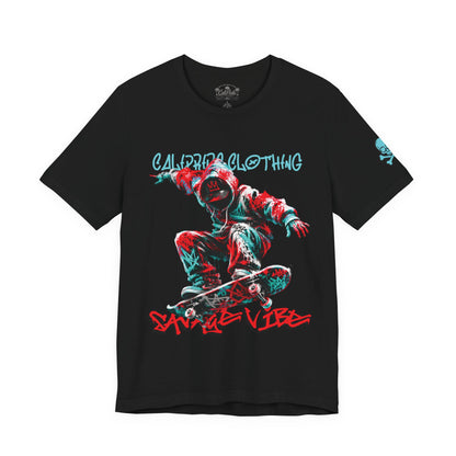 Skate & Surf Collection - Savage Vibe Skater Graphic T-Shirt - CaliPride Clothing