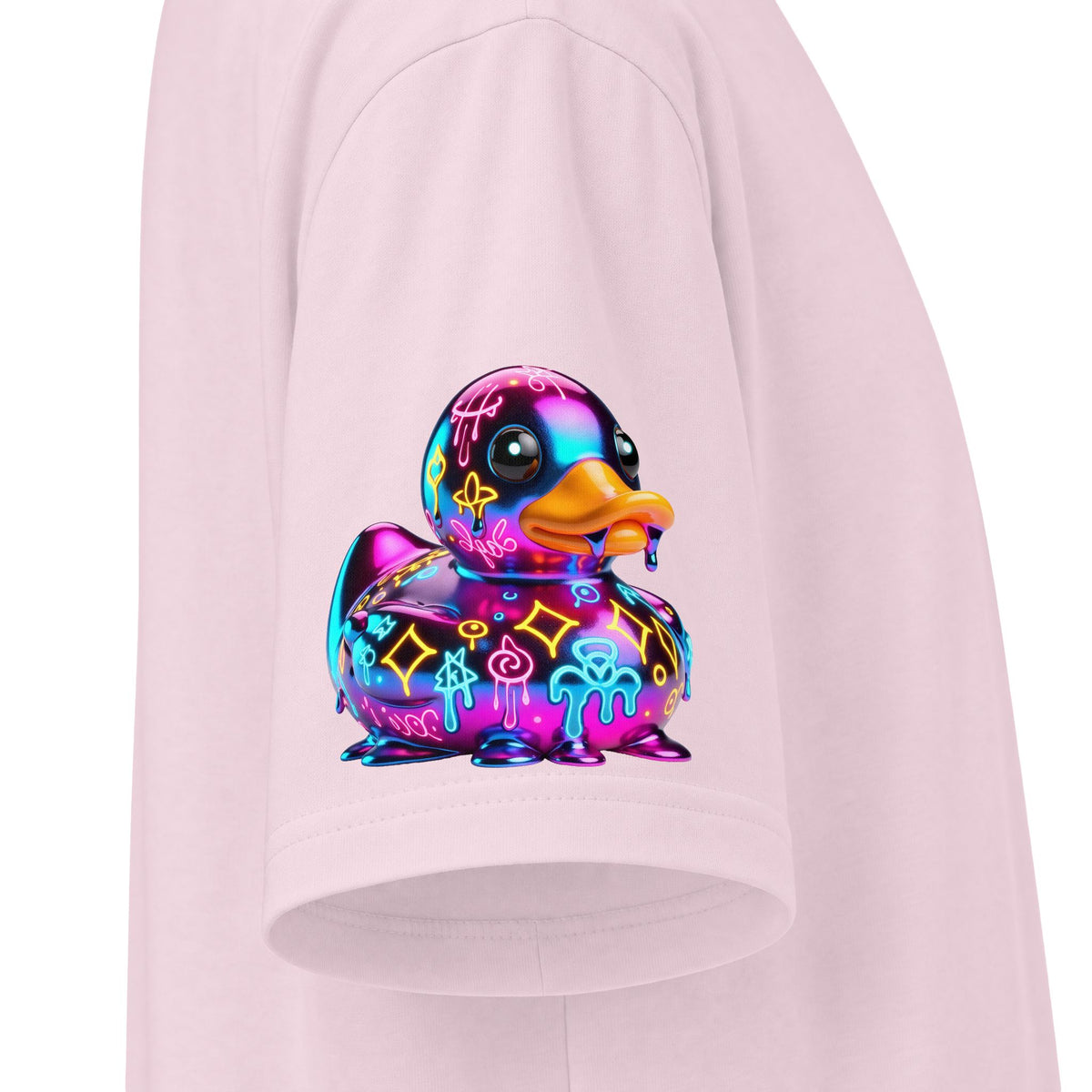 Urban Underground Collection - Neon Drip, Rub'a Ducky, Graphic 4-way T Shirt - CaliPride Clothing