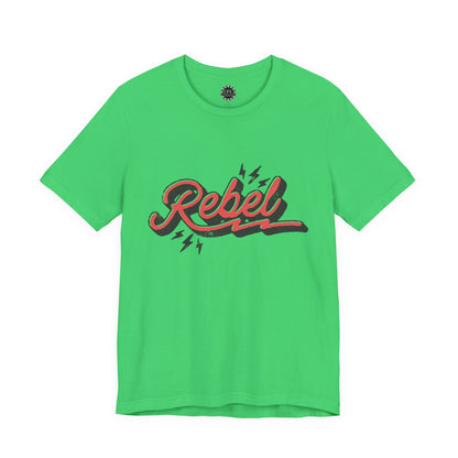 Punk Resurrected Collection - "Rebel" in Reverse, Double sided Graphic T‑Shirt - CaliPride Clothing