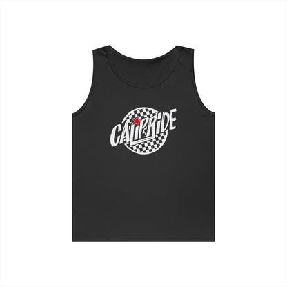Skate & Surf Collection - CaliPride Checkered Logo, Tank Top - CaliPride Clothing