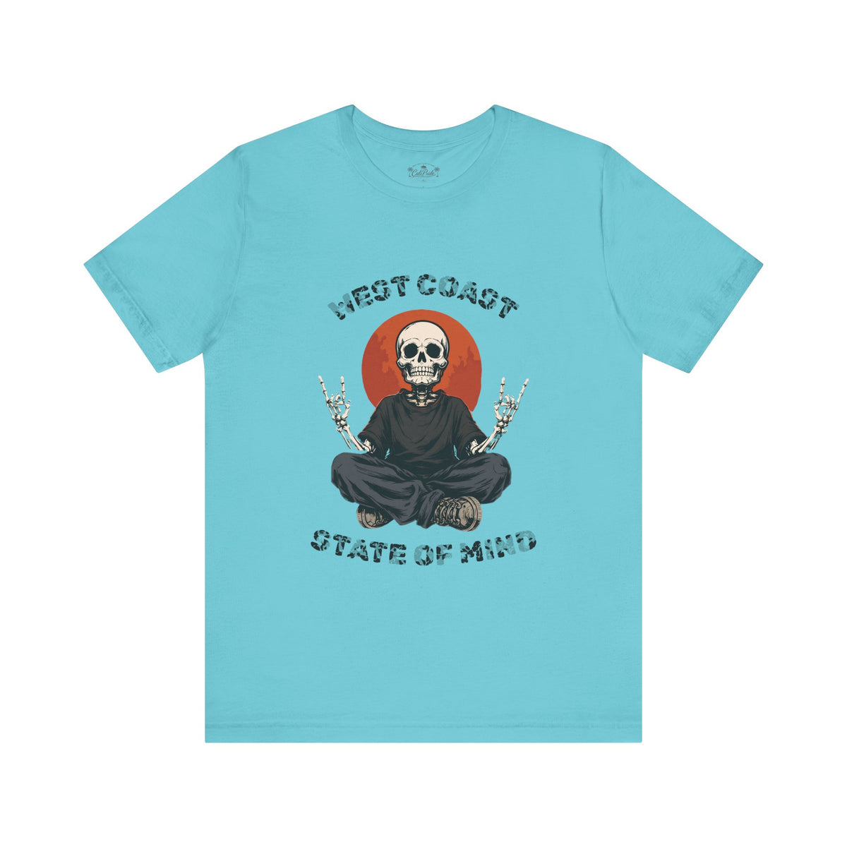 Skate & Surf Collection - Zen to the Bone, Vintage Skeleton Graphic T-Shirt — CaliPride Clothing