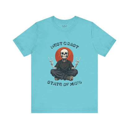 Skate & Surf Collection - Zen to the Bone, Vintage Skeleton Graphic T-Shirt — CaliPride Clothing