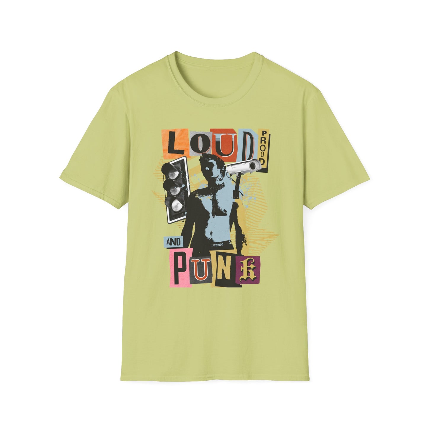 Punk - 'Loud Proud and Punk' Graphic T-Shirt
