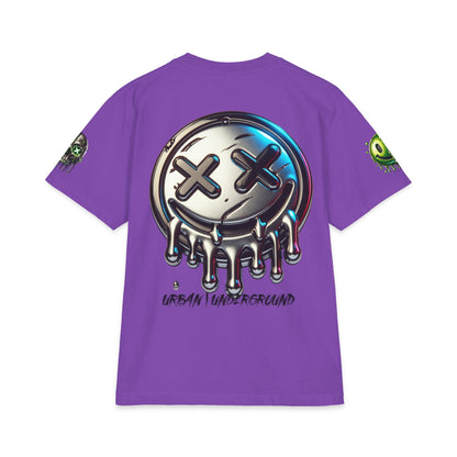 Urban Underground Collection - Neon Drip Drooly, Graphic 4-way T Shirt - CaliPride Clothing