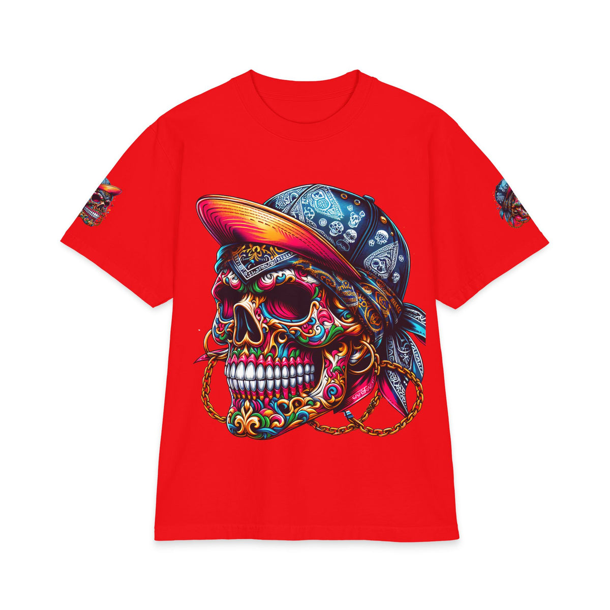 Urban Underground Collection - Neon Drip, Gangsta', Graphic 4-way T Shirt - CaliPride Clothing