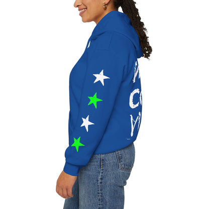 Urban Underground Collection | West Coast Vibe series - Graphic & Stars Hoodie - CaliPride Clothing