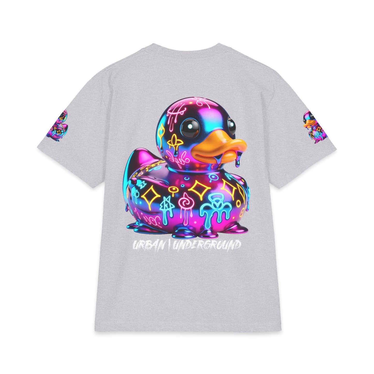 Urban Underground Collection - Neon Drip, Rub'a Ducky, Graphic 4-way T Shirt - CaliPride Clothing