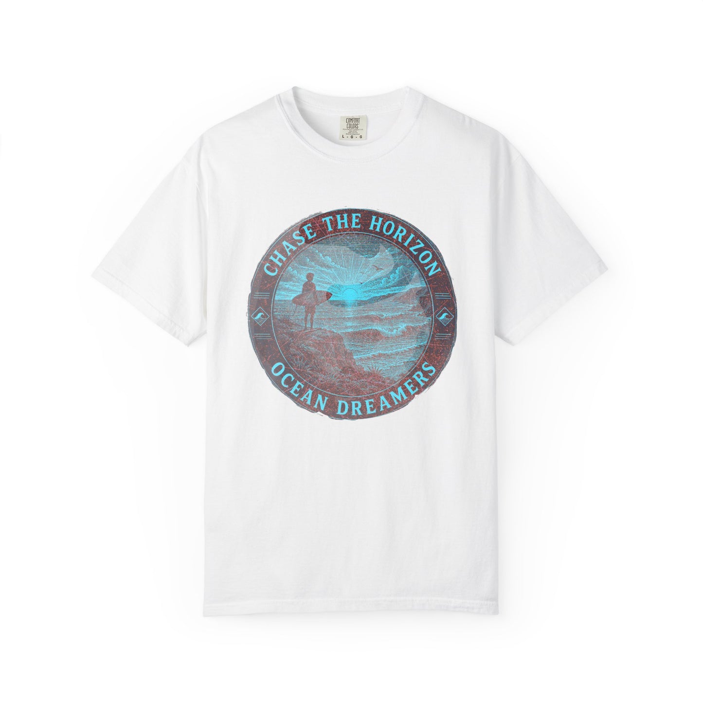 Surf & Beach Collection - Ocean Vibes Series, Chase the Horizon, T-shirt - CaliPride Clothing