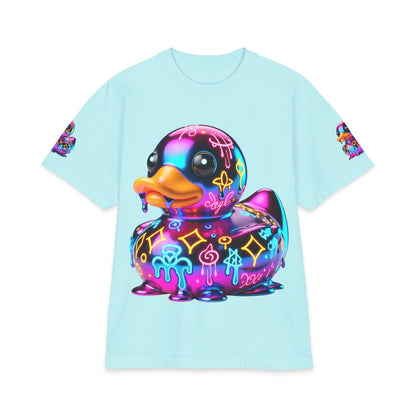 Urban Underground Collection - Neon Drip, Rub'a Ducky, Graphic 4-way T Shirt - CaliPride Clothing