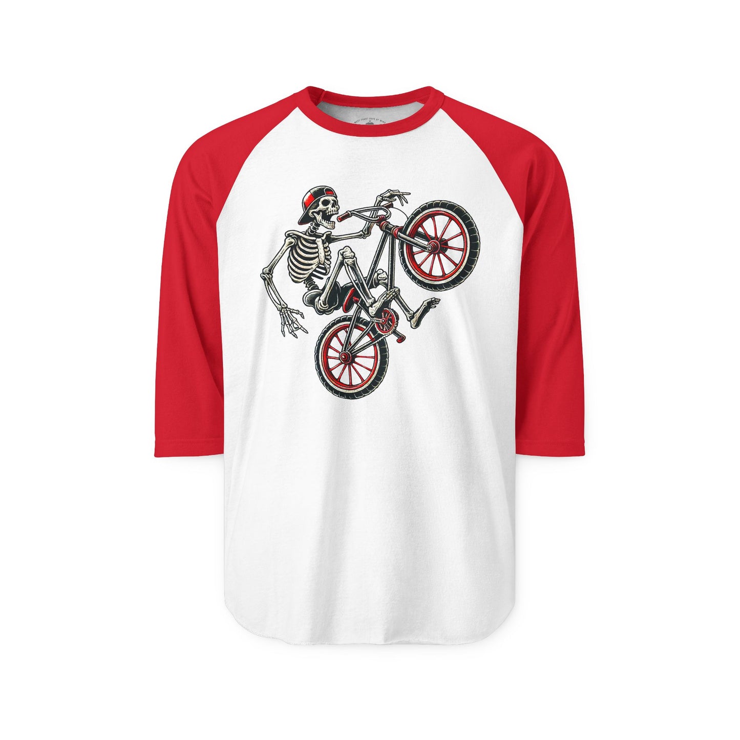 Skate & Surf Raglan Collection - Ride Til' I Die, Graphic Raglan Tee — CaliPride Clothing