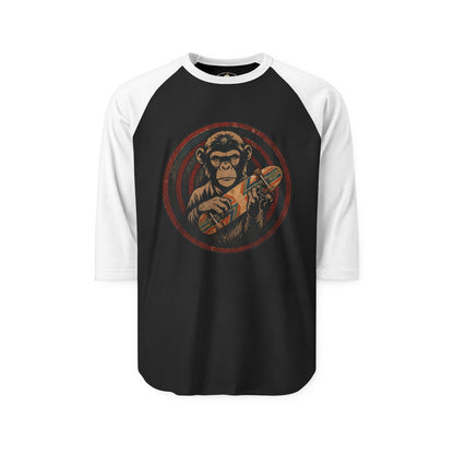Pacific Works Collection - Raglan, Chimpin' Around, Graphic Raglan Tee — CaliPride Clothing
